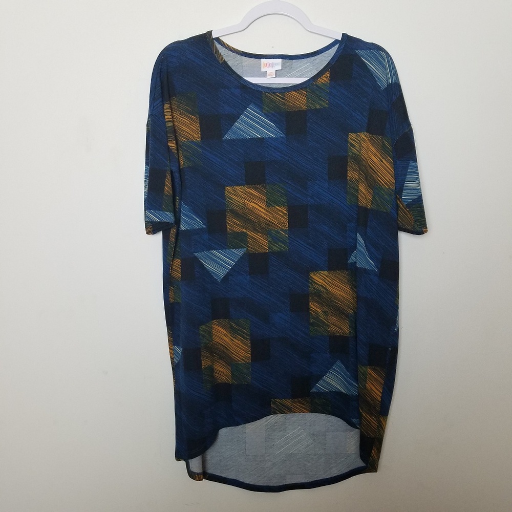 🌻Lularoe Navy & Yellow XS Irma
